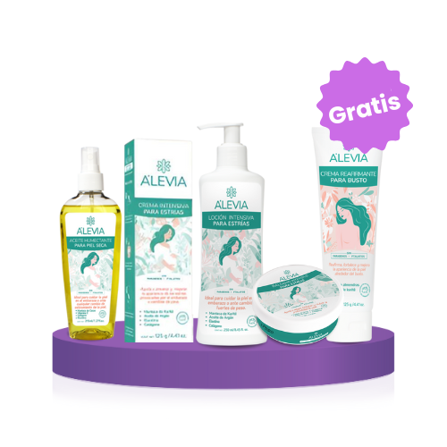 Kit Completo Anti estrías Embarazo A’levia