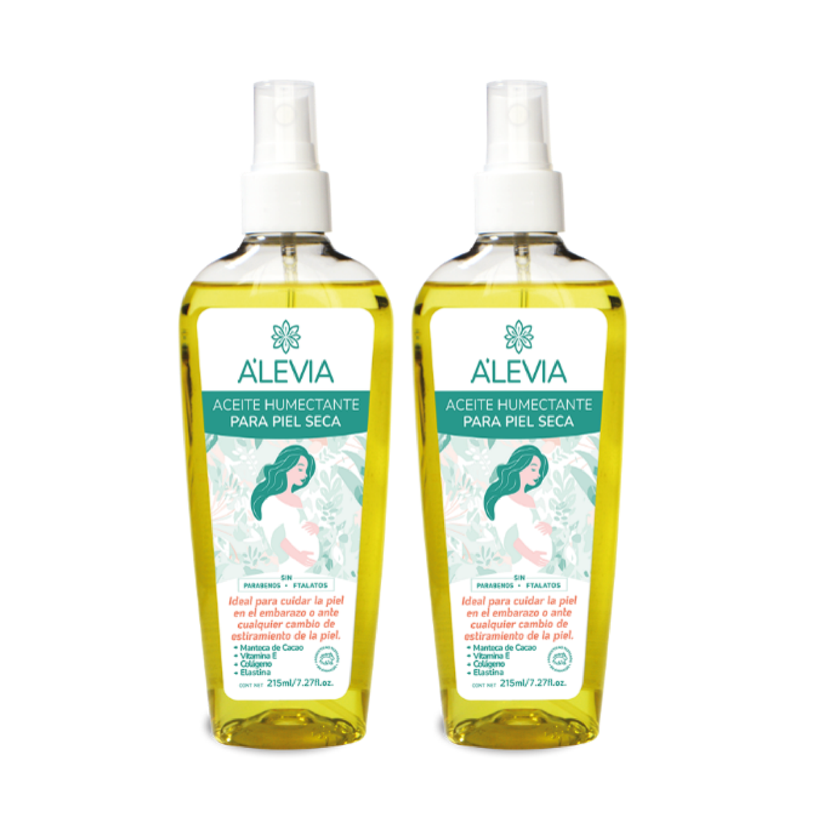 2x1 Aceite humectante para piel seca 215 ml