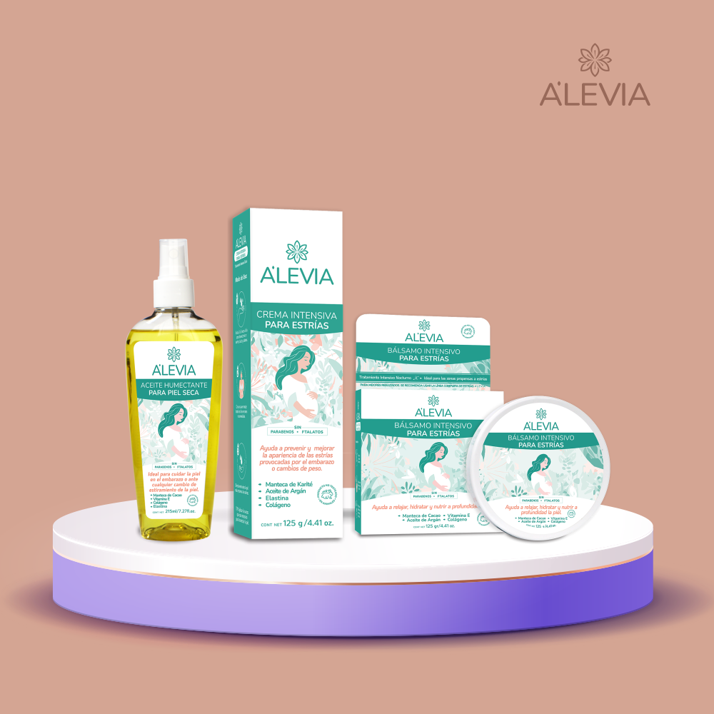 Kit Básico Anti estrías Embarazo A’levia
