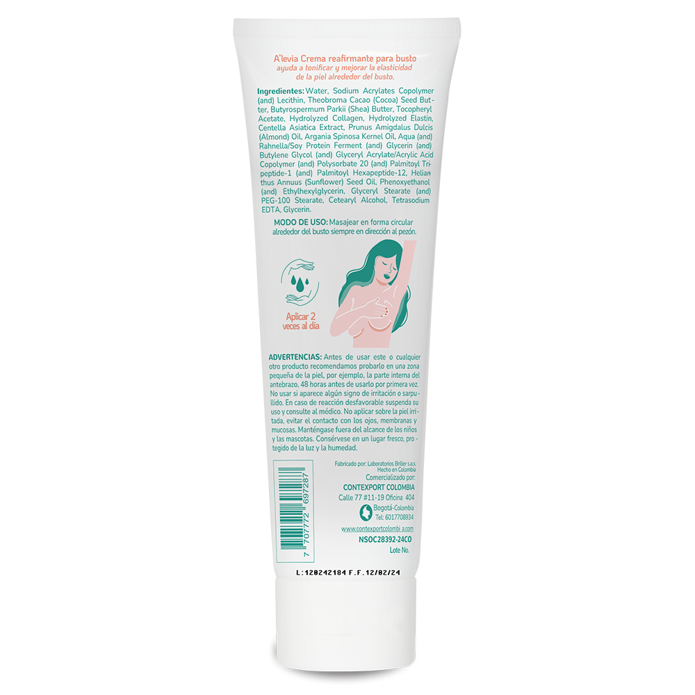 Crema reafirmante para busto x 125 gr