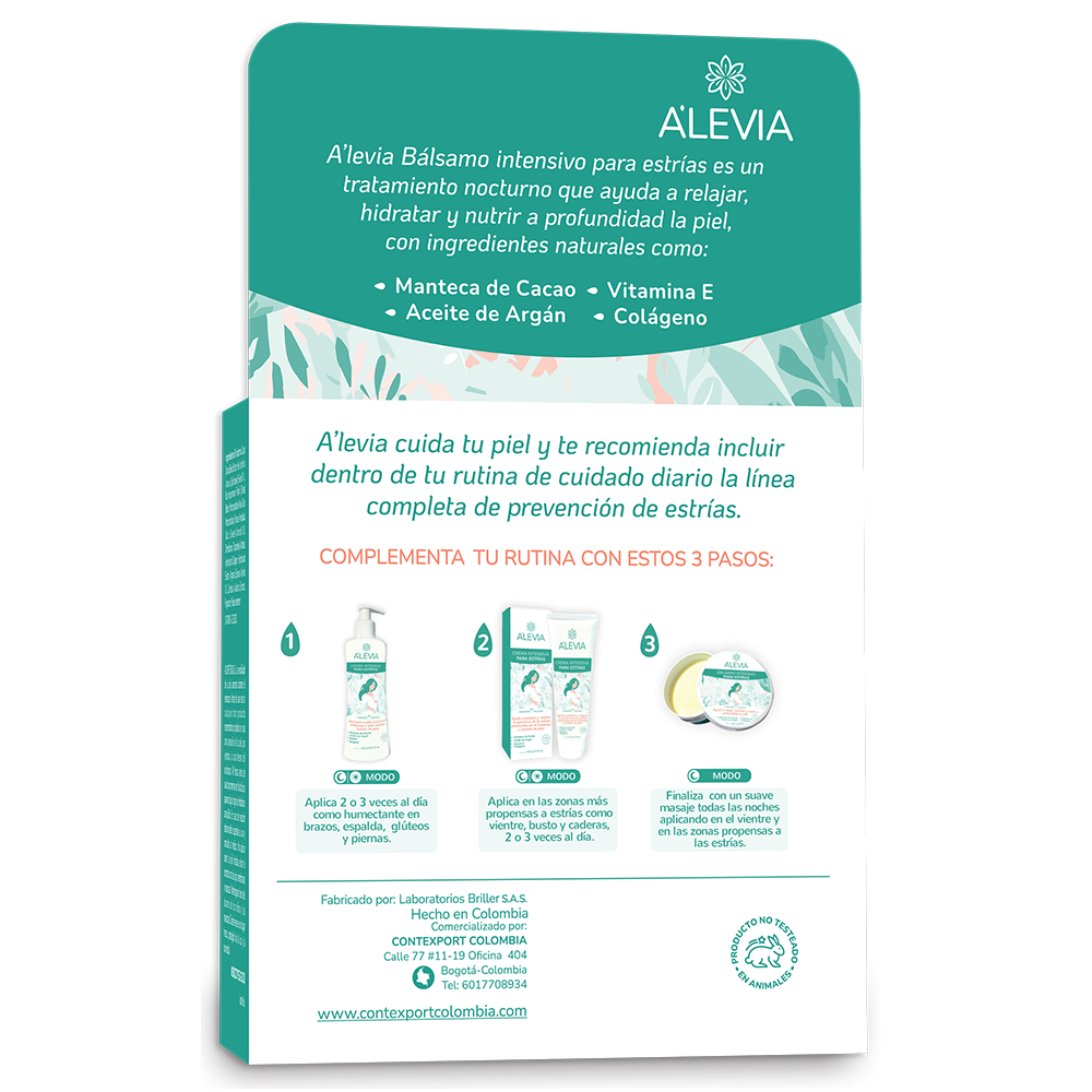 Bálsamo intensivo para estrías 125 gr