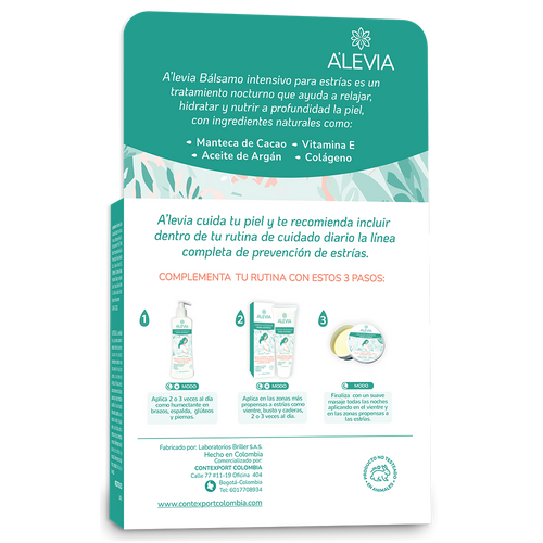 Bálsamo intensivo para estrías 125 gr