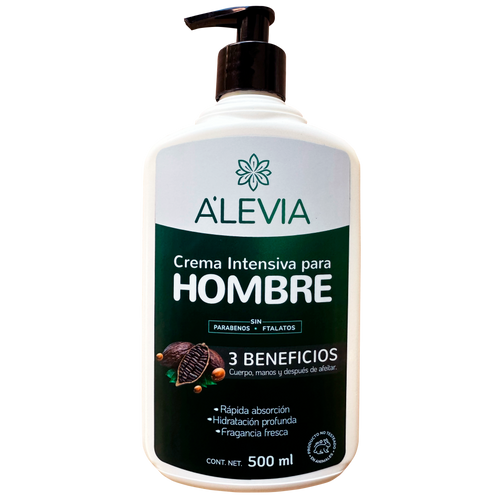 CREMA INTENSIVA PARA HOMBRE X 500 ML